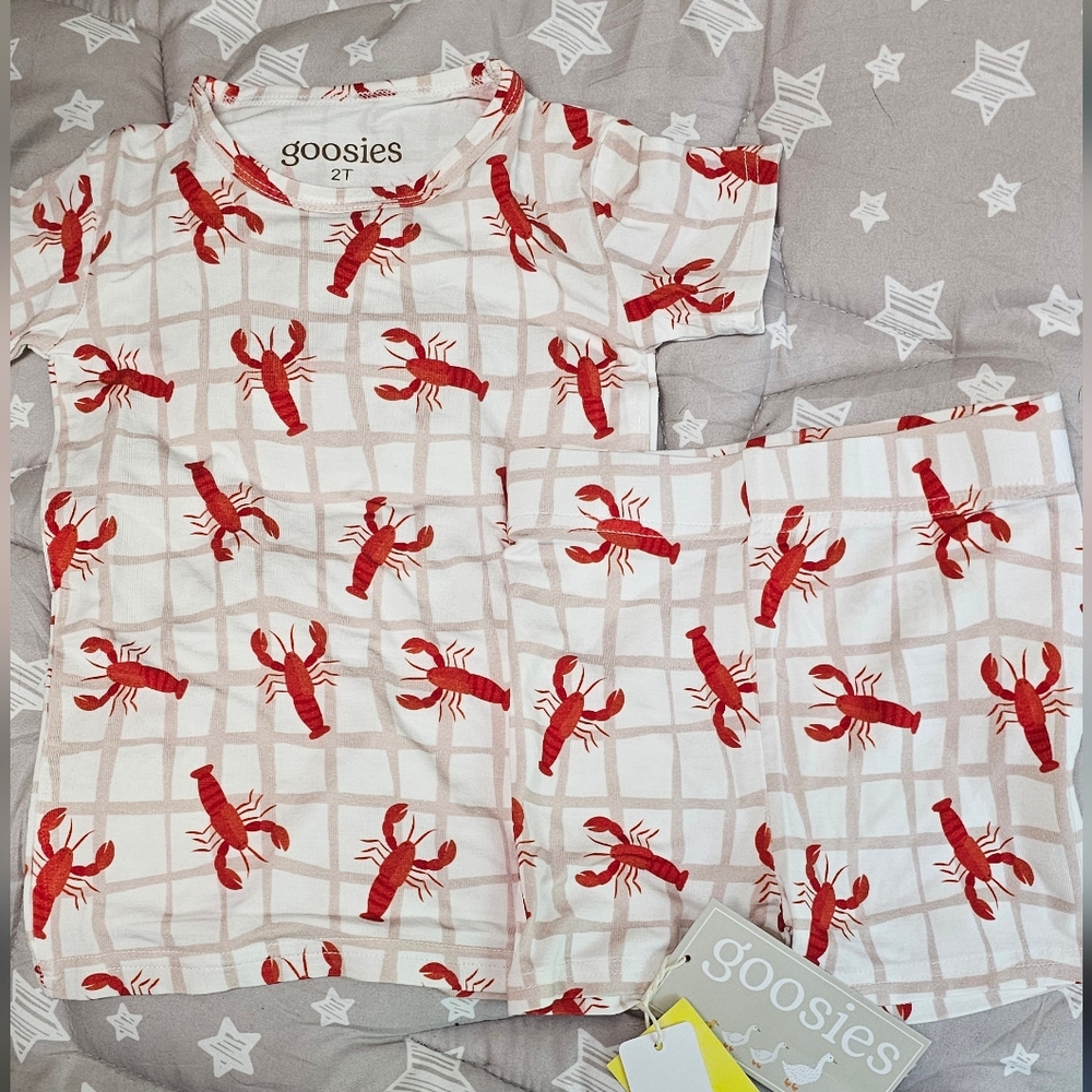 NWT Goosies bamboo pj crawfish